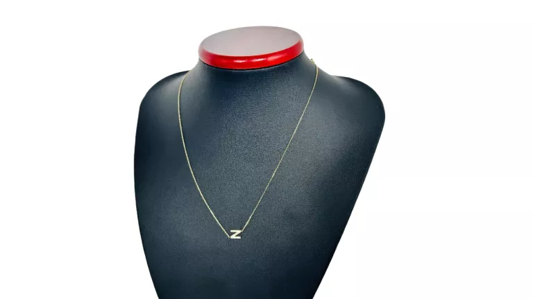 ZŁOTA CELEBRYTKA LITERKA N ANKIER 585 1,59G 45CM