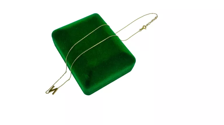 ZŁOTA CELEBRYTKA LITERKA N ANKIER 585 1,59G 45CM
