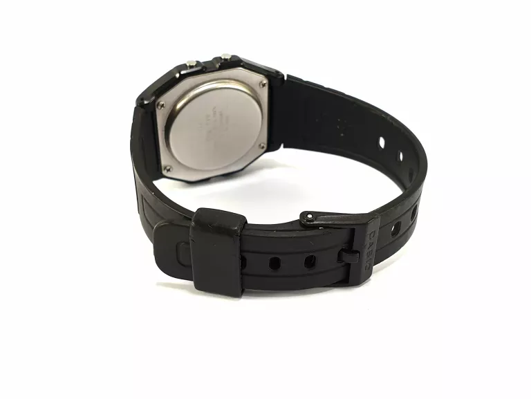 ZEGAREK CYFROWY CASIO F-91W CZARNY PASEK WR50M