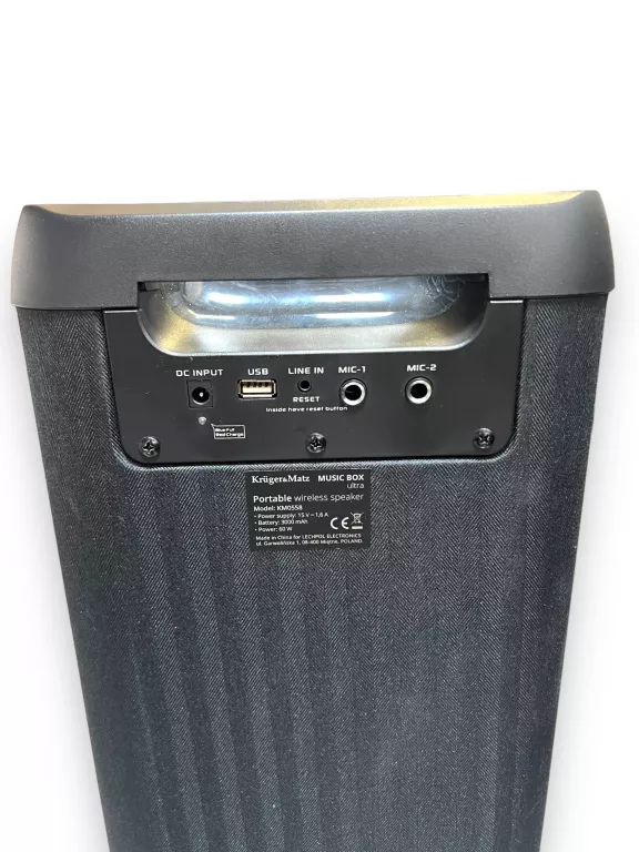 GŁOŚNIK BLUETOOTH KRUGER&MATZ KM0558 MUSIC BOX ULTRA 60W