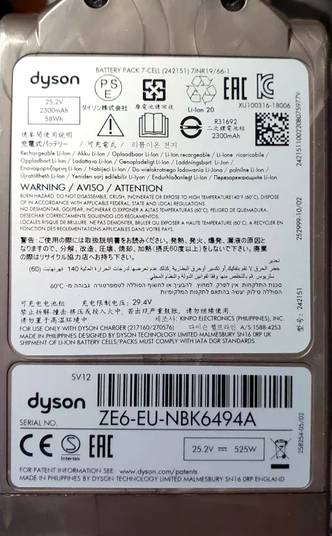 ODKURZACZ DYSON CYCLONE V10 ANIMAL