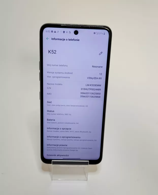 TELEFON LG K52 4/64GB
