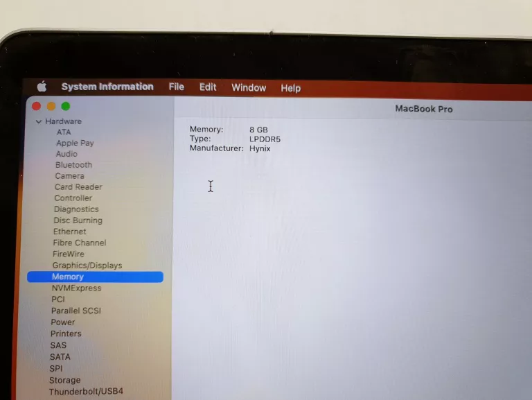 LAPTOP APPLE MACBOOK PRO 13"RETINA M2 8GB RAM 256GB SSD MACOS [2022]