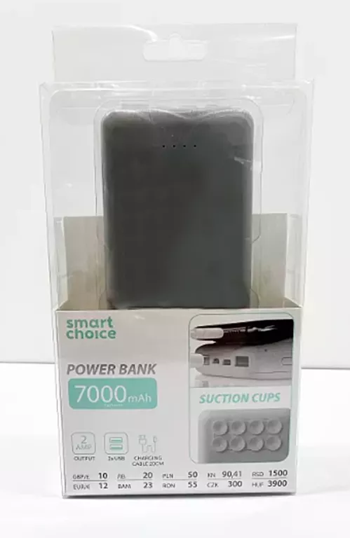 POWER BANK 7000MAH SMART CHOICE