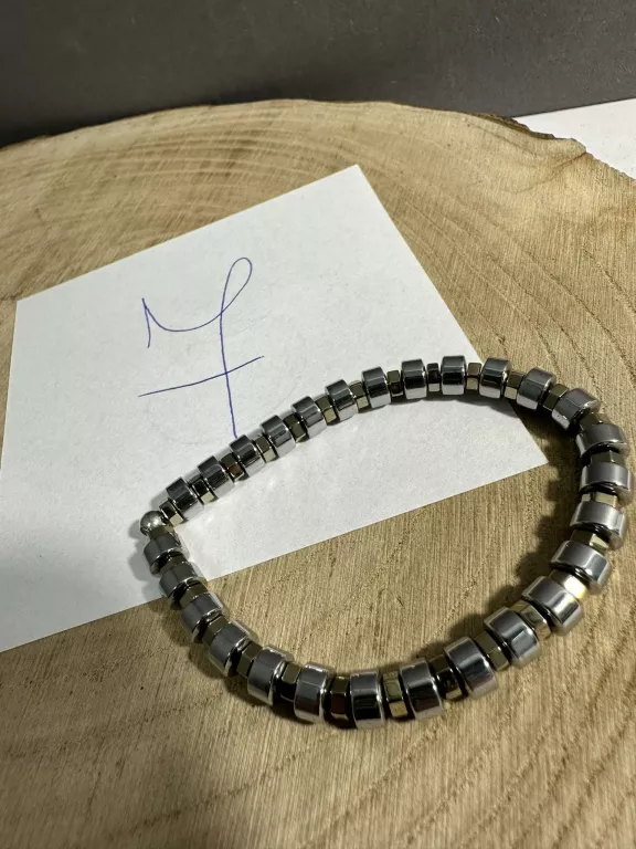 BRANSOLETKA KAMIENIE SYNTETYCZNIE MIX