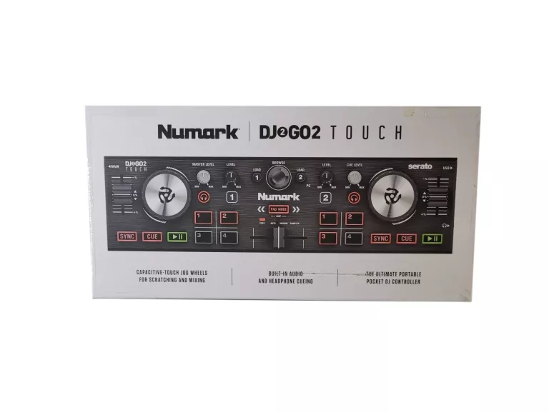 NUMARK DJ2GO2 TOUCH KONTROLER DJ MIKSER MINI KONSOLA