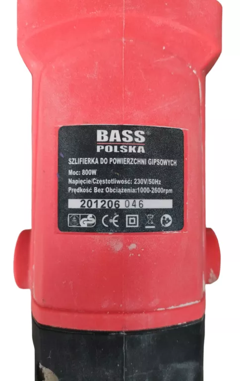 SZLIFIERKA DO GIPSU BASS POLSKA 800W