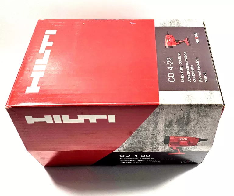AKUMULATOROWY WYCISKACZ DO KLEJU SILIKONU HILTI CD 4-22 JAK NOWY