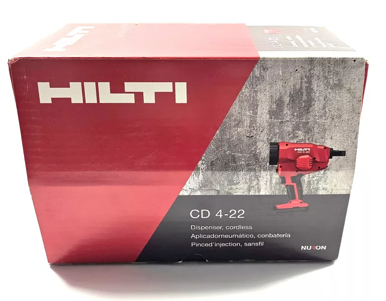 AKUMULATOROWY WYCISKACZ DO KLEJU SILIKONU HILTI CD 4-22 JAK NOWY