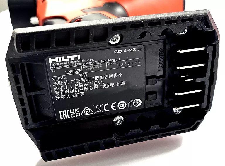 AKUMULATOROWY WYCISKACZ DO KLEJU SILIKONU HILTI CD 4-22 JAK NOWY