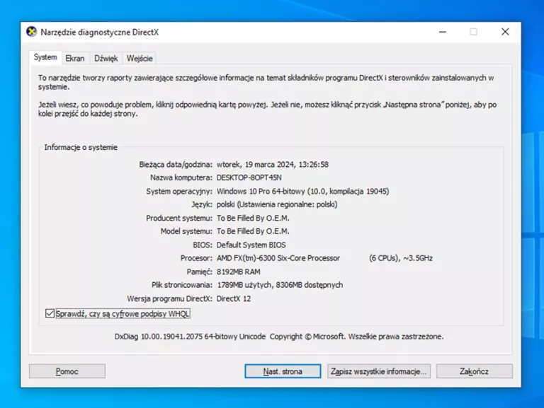 KOMPUTER STACJONARNY PC AMD FX-6300 8/700GB NVIDIA GE FORCE GTX 950!