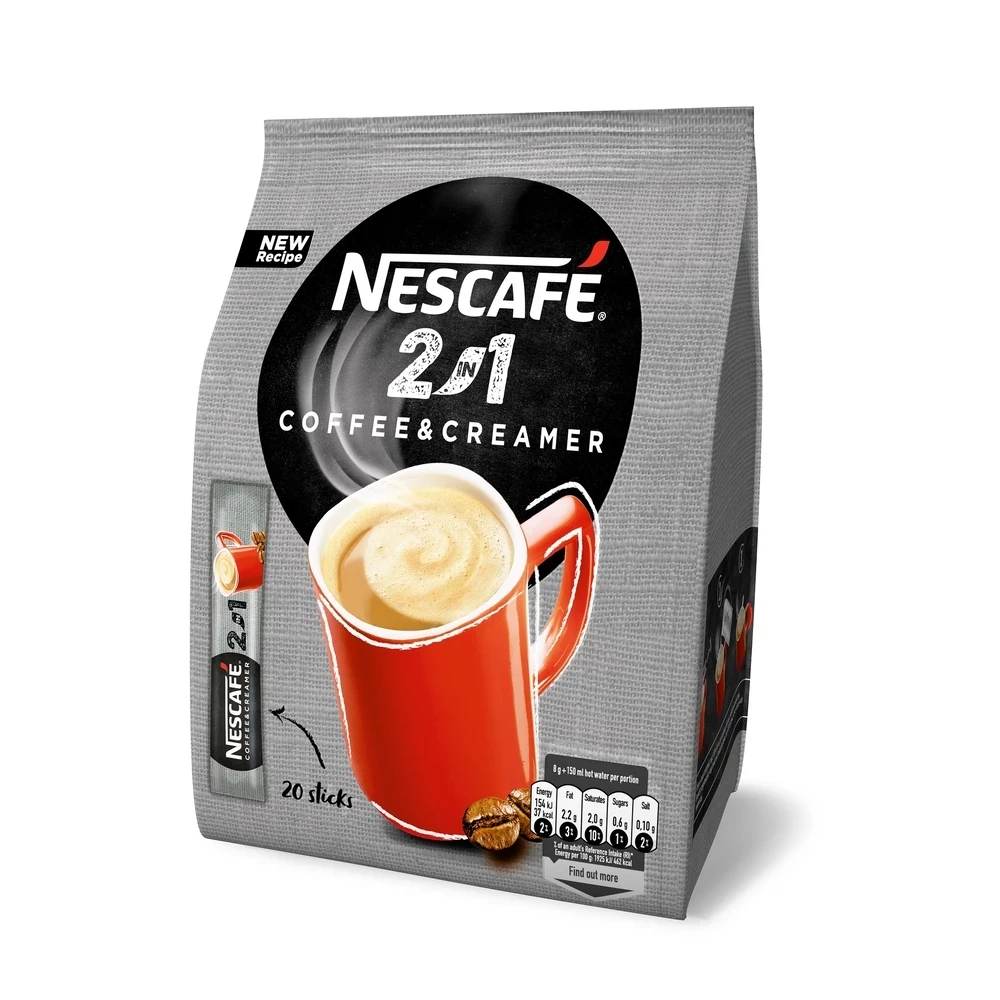 NESCAFE 2IN1 COFFEE & CREAMER NAPÓJ KAWOWY 20X8 G 160 G | Napoje kawowe ...