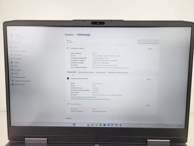 LAPTOP LENOVO LOQ 15IRH8