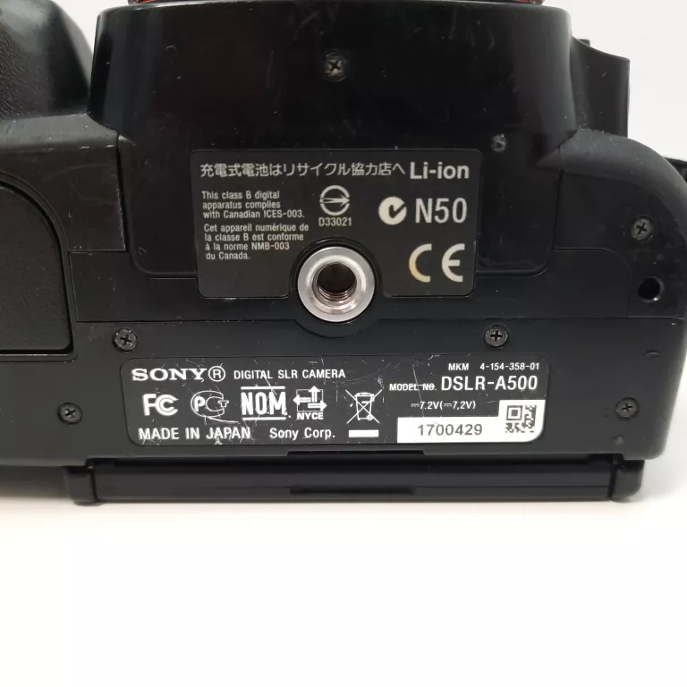 APARAT SONY ALFA 500 DSLR-A500