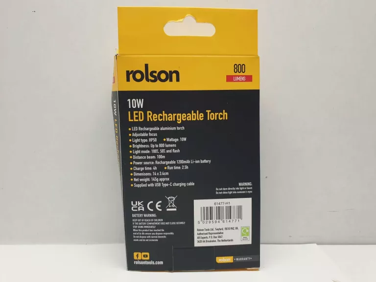 LATARKA ROLSON 800 LUMENS 10W