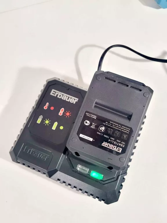 WKRĘTARKA ERBAUER ECD18-LI-2 / 2X BATERIE 4.0 AH