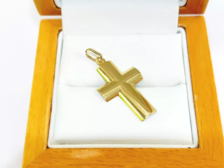 ZŁOTA ZAWIESZKA KRZYŻ 585 1,25 G