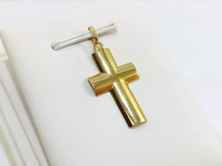 ZŁOTA ZAWIESZKA KRZYŻ 585 1,25 G
