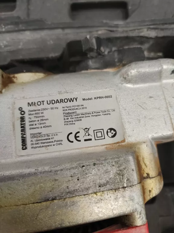 MŁOT UDAROWY COMPARATOR 850W KPRH-0602