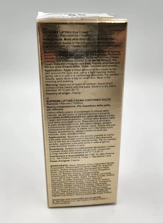 NUANCE MAGICAL SUPREME LIFTING KREM POD OCZY ANTI-AGEING 15 ML