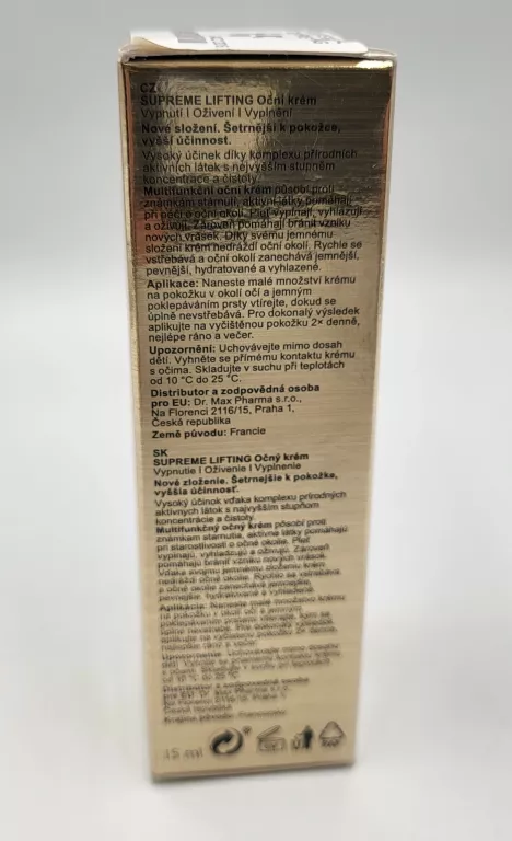 NUANCE MAGICAL SUPREME LIFTING KREM POD OCZY ANTI-AGEING 15 ML