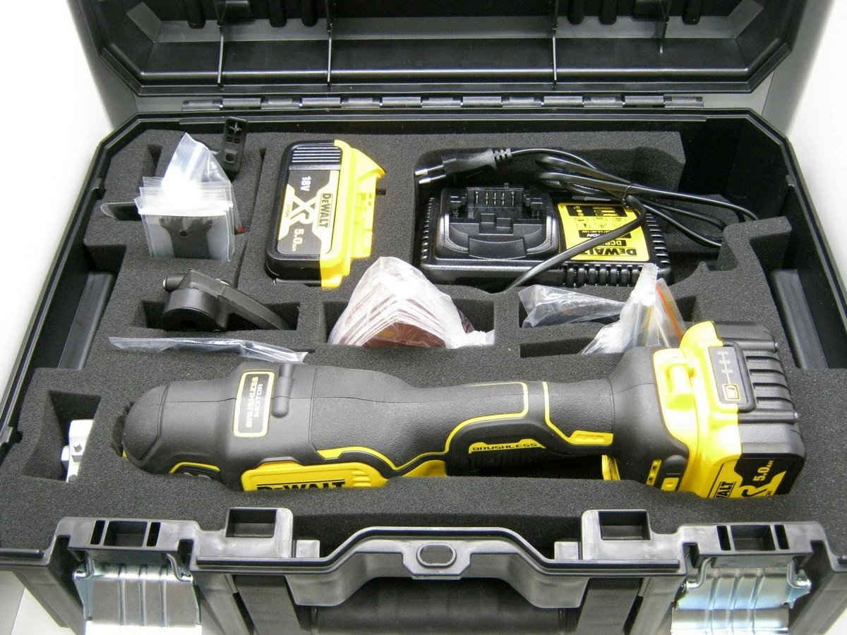 multiszlifierka-dewalt-dcs356p2-2x-aku-5ah-18v-komplet-bdb-stan-stan-uzywany