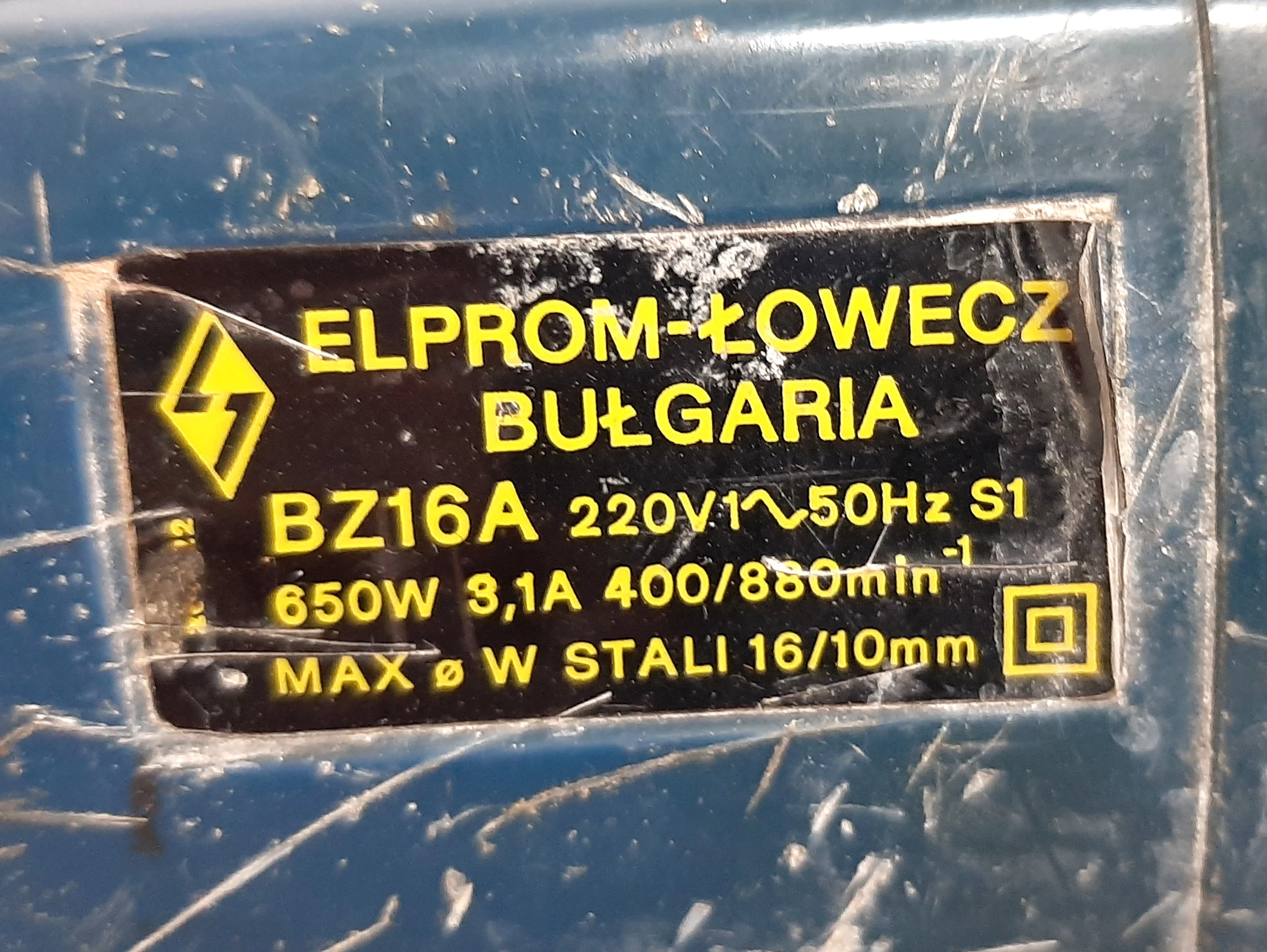 wiertarka-elprom-lowecz-bulgaria-bz16a-stan-uzywany