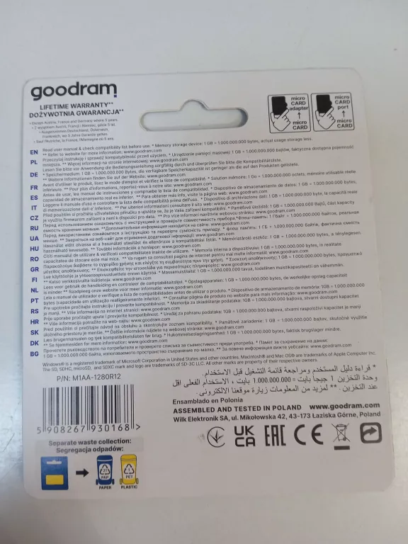 KARTA MICRO SD GOODRAM  128GB