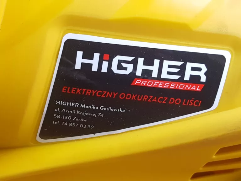 DMUCHAWA ODKURZACZ DO LIŚCI HIGHER HP-EV1101