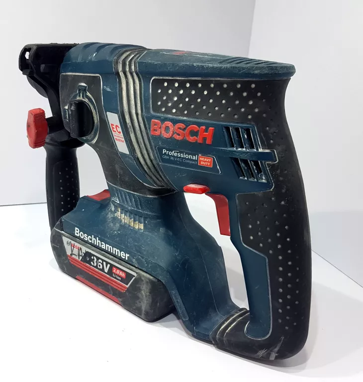 MŁOTOWIERTARKA BOSCH GBH 36V-EC + AKCESORIA + WALIZKA