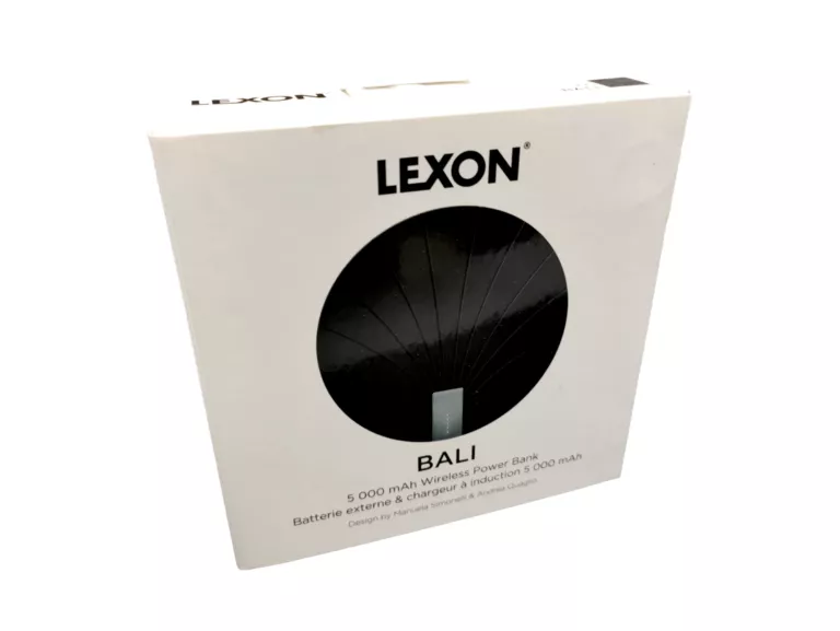 LEXON ŁADOWARKA BEZPRZEWODOWA BALI 5000 MAH BIAŁA Z POWERBANKIEM