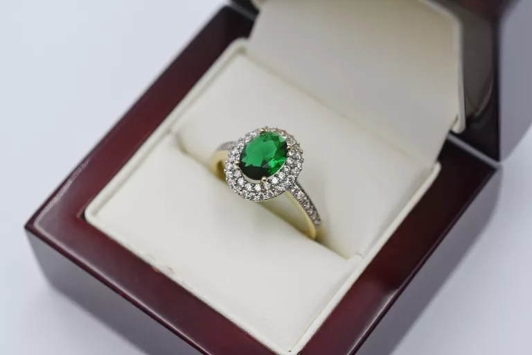 zloty-pierscionek-z-zielona-cyrkonia-pr585-14k-r22-350g-waga-350