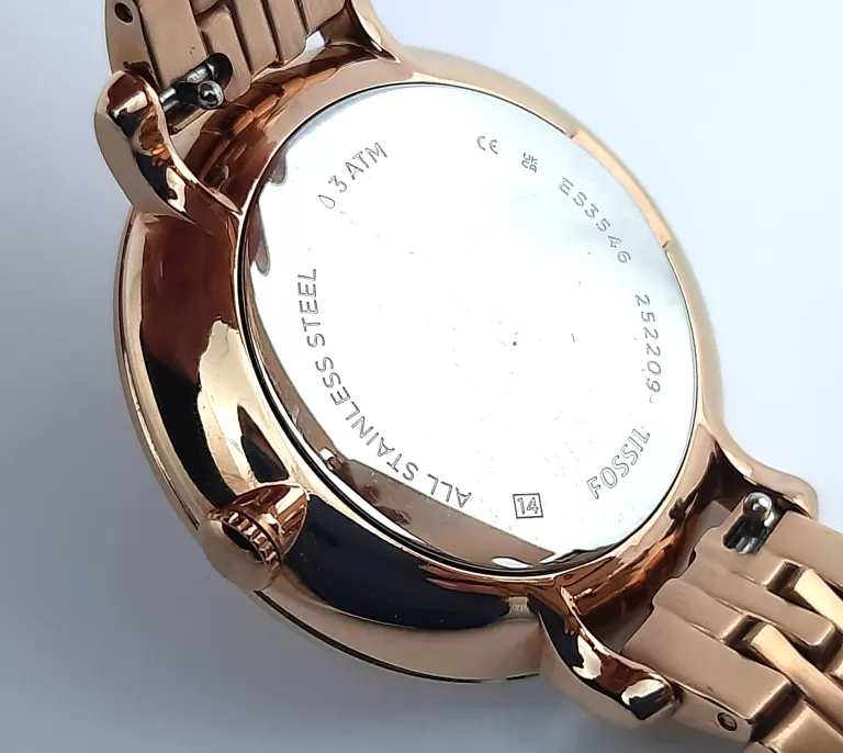 ZEGAREK DAMSKI FOSSIL ES3546 NA BRANSOLECIE Z CYRKONIAMI