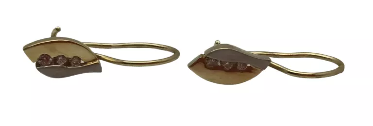 ZŁOTE KOLCZYKI BIGIEL ZAMKNIĘTY [585] 1,80G 2CM