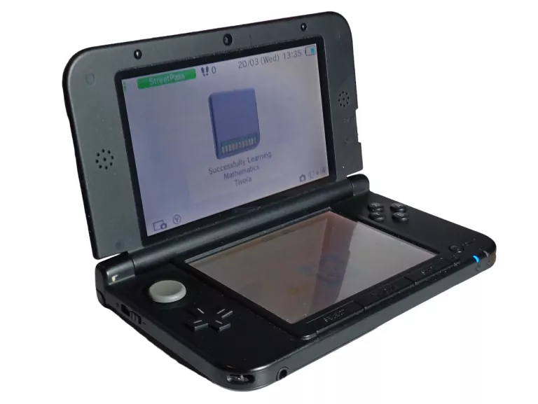 konsola-nintendo-3ds-xl-pokrowiec-kabel-gra-stan-uzywany