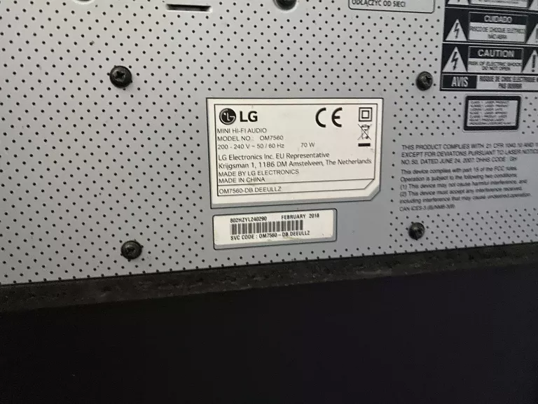 GŁOŚNIK LG POWER AUDIO LG OM7560