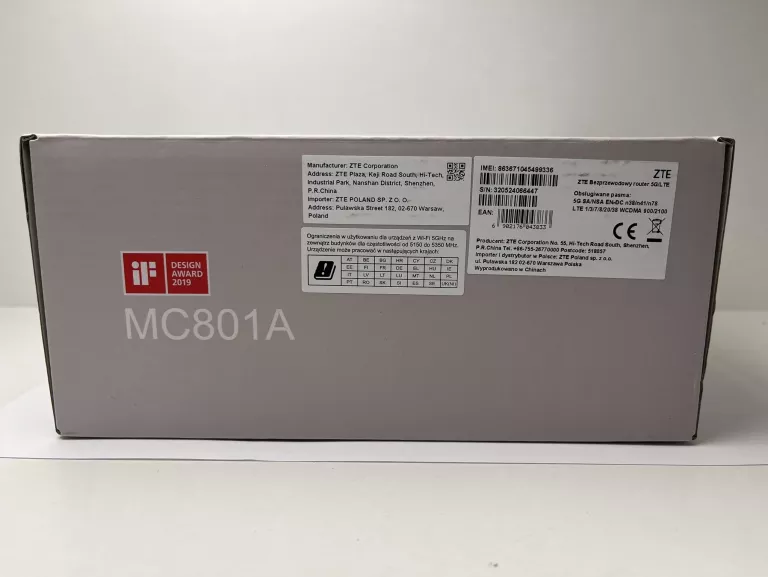 ROUTER ZTE MC801A 802.11AX (WI-FI 6)