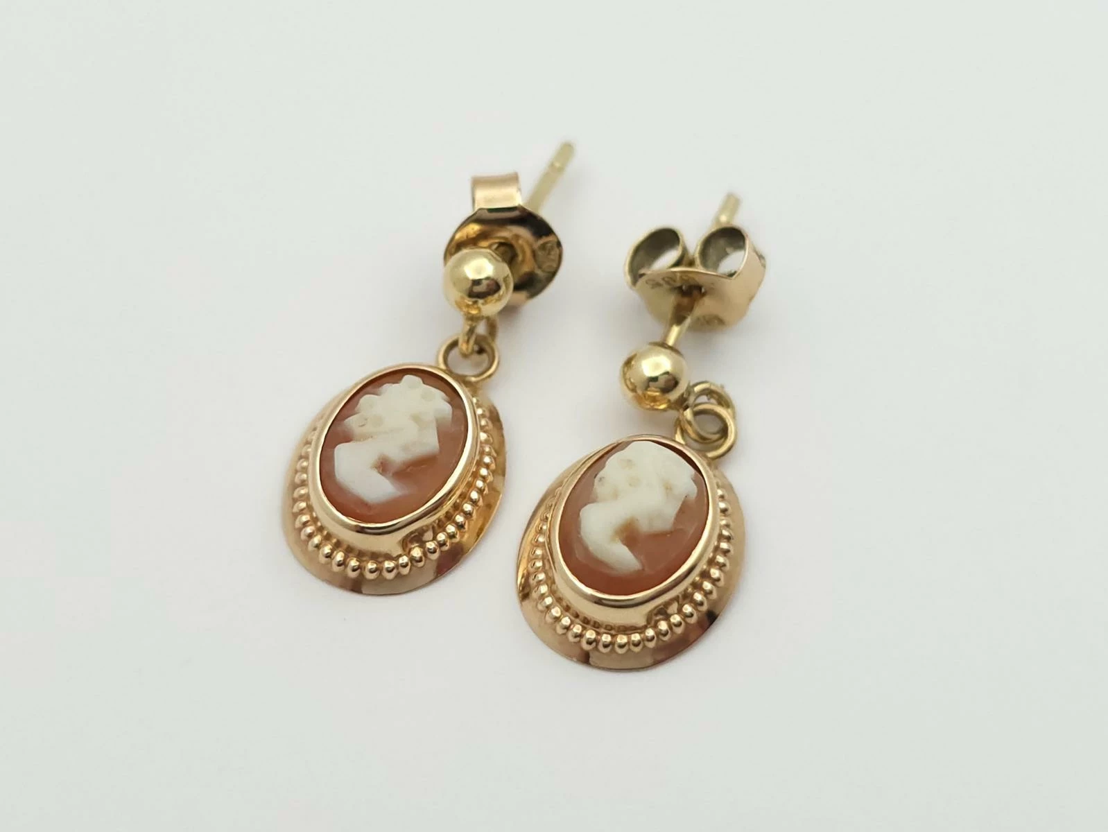 eleganckie-zlote-kolczyki-kamea-585-14k-140g-sztyft-bronowicka-80-krakow