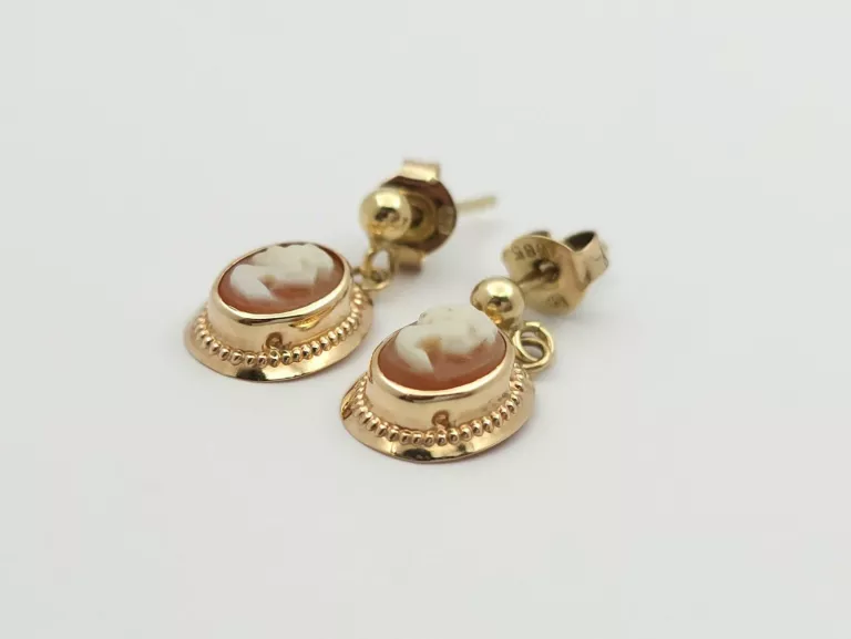 eleganckie-zlote-kolczyki-kamea-585-14k-140g-sztyft-stan-uzywany