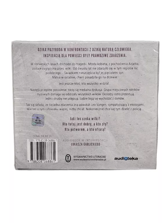 AUDIOBOOK CD MP3 "MĘŻCZYŻNI KTÓRZY NIENAWIDZĄ WILKÓW" - LARS LENTH