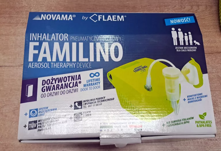 FLAEM INHALATOR PNEUMATYCZNO-TŁOKOWY NOVAMA FAMILINO