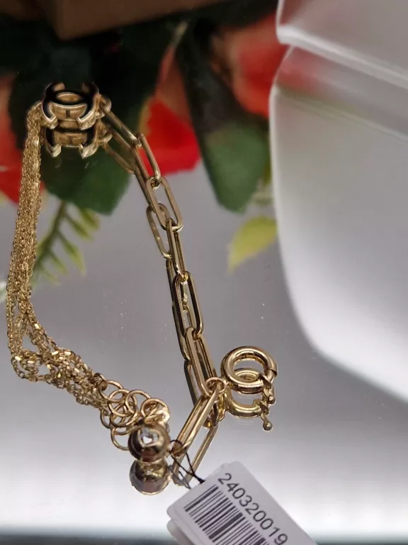 ZŁOTA BRANSOLETKA CHANEL 585 14K / 3,60G 19CM