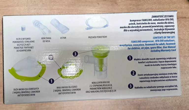 FLAEM INHALATOR PNEUMATYCZNO-TŁOKOWY NOVAMA FAMILINO