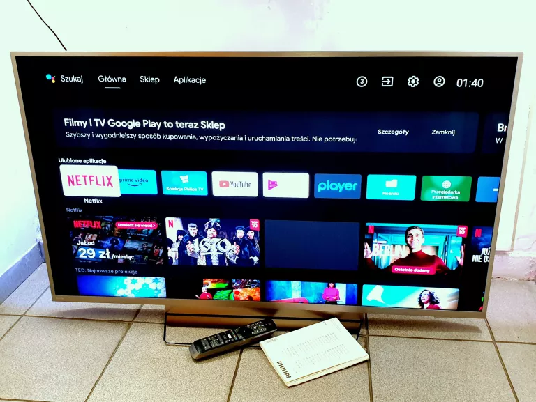 TV PHILIPS 49PUS8303/12 ANDROID LED 49' 4K UHD HDR AMBILIGHT PILOT 04.2018