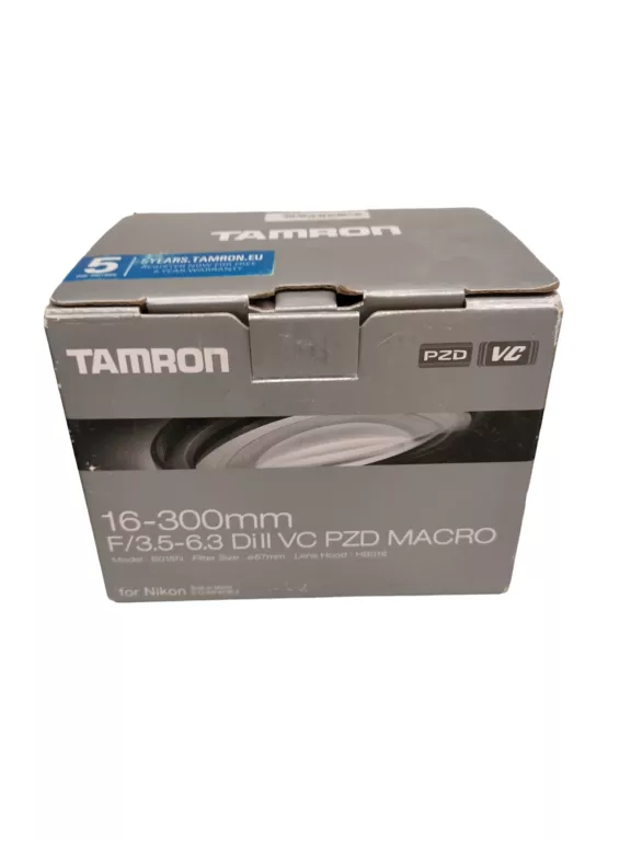 TAMRON 16-300MM F/3.5-6.3 DI II VC PZD MACRO