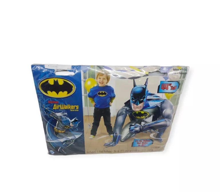 BALON FOLIOWY BATMAN DUŻY 3D STOJĄCY 91X111 CM