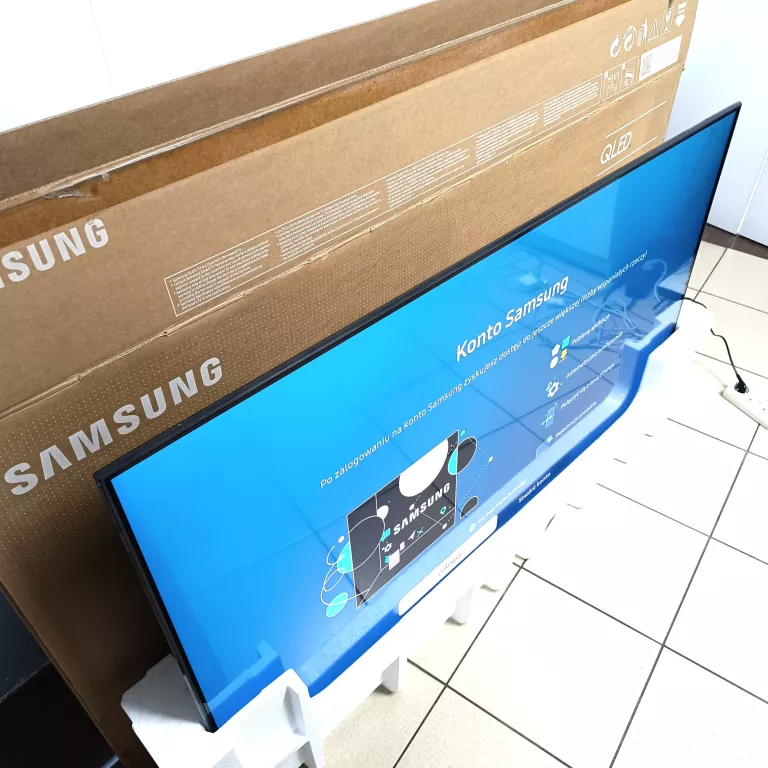 TELEWIZOR SAMSUNG QE55Q77A 55" QLED KOMPLET + GWAR