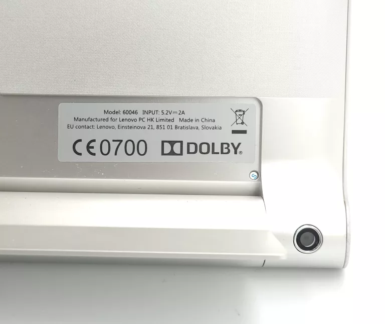 TABLET LENOVO YOGA TAB 10, ŁADOWARKA