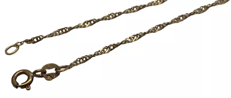 ZŁOTY ŁAŃCUSZEK SINGAPUR [333] 1,6G 50CM