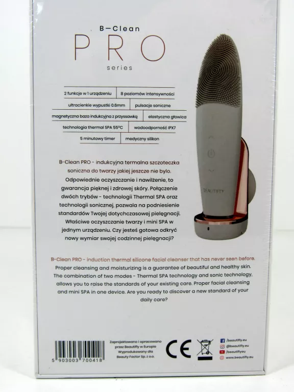 SZCZOTECZKA DO TWARZY BEAUTIFLY B-CLEAN PRO